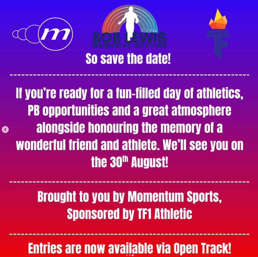 The Bob Lewis Memorial Meeting 2026 — Enter Now