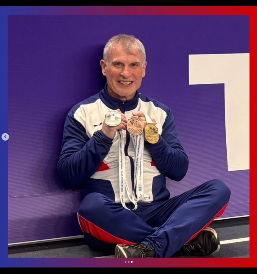 Pat Logan at the 2026 European Masters Indoor Championships