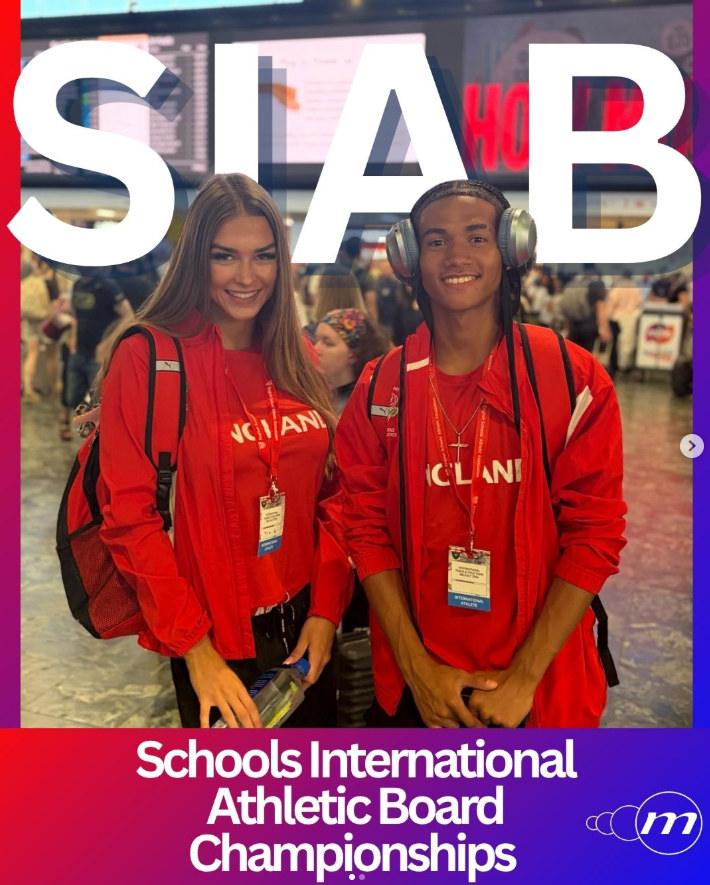 Tia Garrard and Grindan Abrahams Represent England