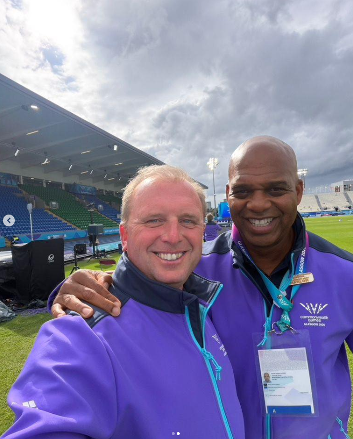 MTC Officials Mark and Marlon at the Commonwealth Games