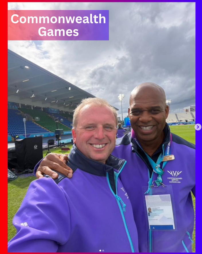 MTC Officials Mark and Marlon at the Commonwealth Games