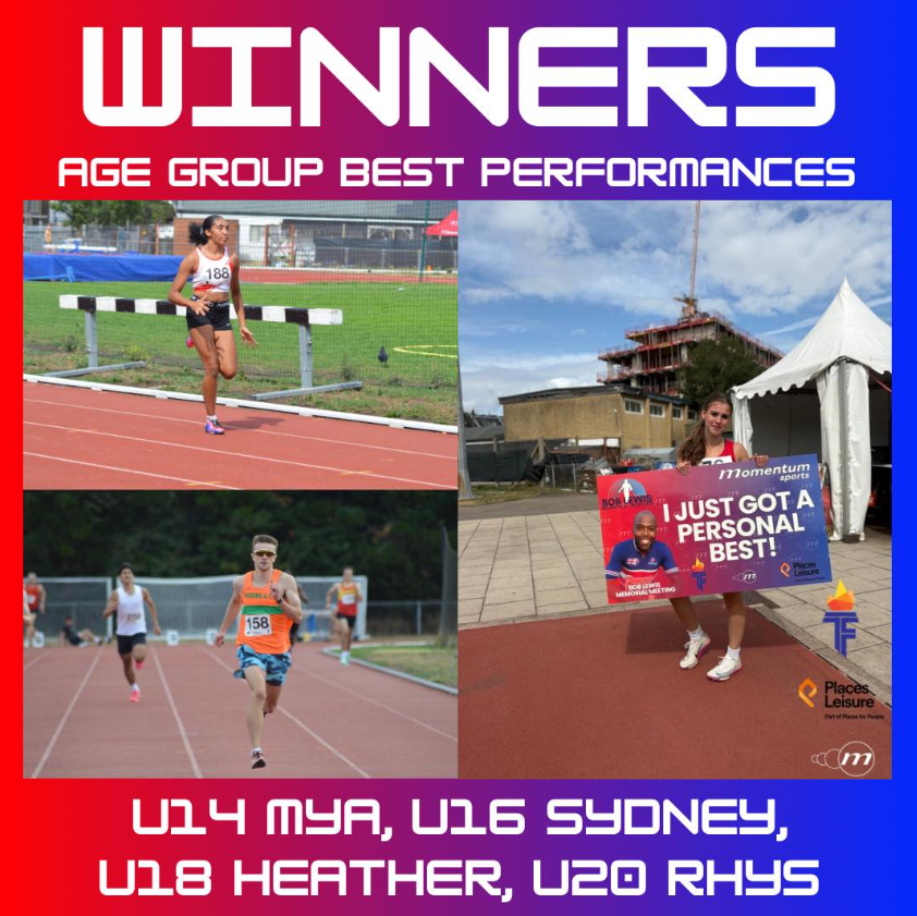 Age Group Winners | Bob Lewis Memorial Meeting