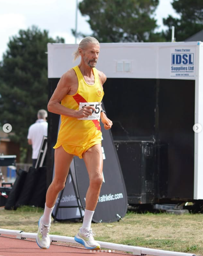 Peter Giles Sets V80 3000m British Record