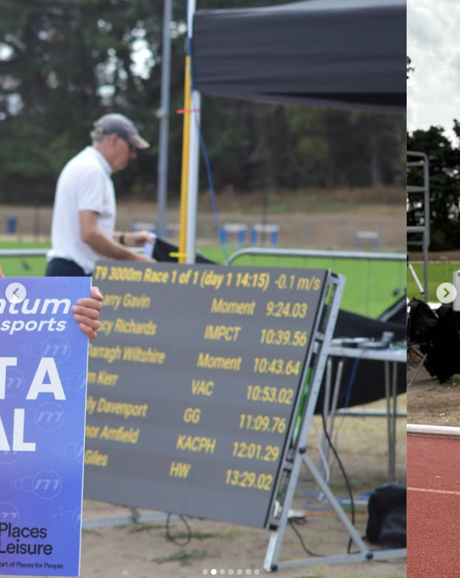Peter Giles Sets V80 3000m British Record